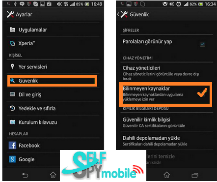 samsung galaxy s3 bilinmeyen kaynaklar